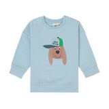 Lässig Kids Sweater GOTS Dog - Pale Blue