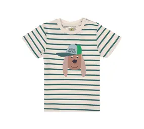 Lassig T-Shirt Jersey GOTS Striped Dog