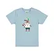 Lässig T-Shirt Jersey GOTS Dog - Pale Blue