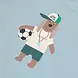 Lassig T-Shirt Jersey GOTS Dog - Pale Blue Lassig T-Shirt Jersey GOTS Dog - Pale Blue