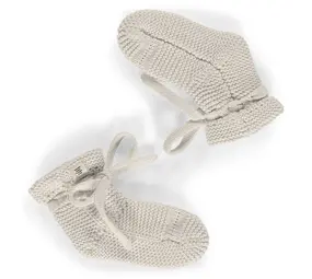A Tiny Story Baby Slipper - Ivory