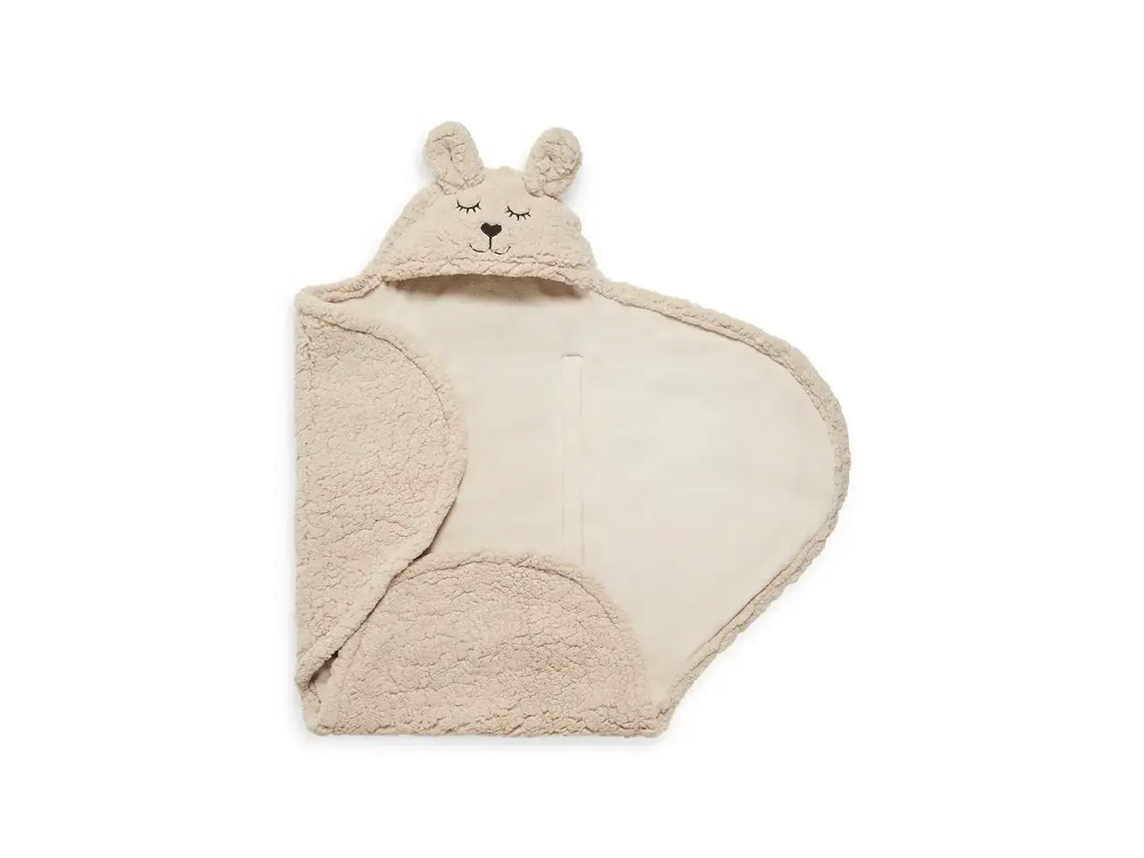 Jollein Wikkeldeken Bunny – nougat