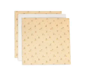 Jollein Hydrofiele Doek 70x70cm - Kangaroots 3 Stuks