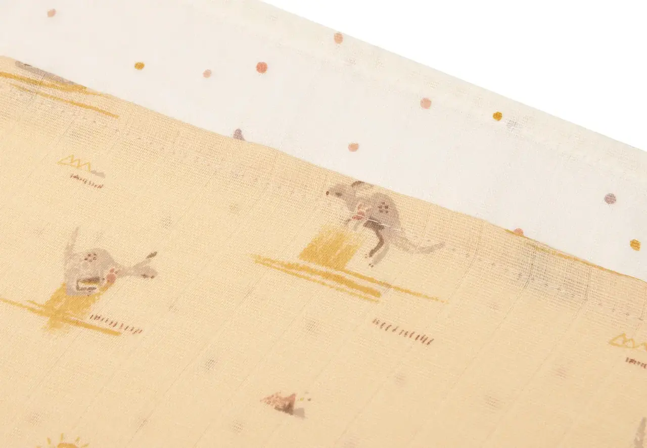 Jollein Hydrofiele Doek 70x70cm - Kangaroots 3 Stuks