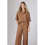 Corel Amsterdam Mila Blouse ss lycocell - Tabacco