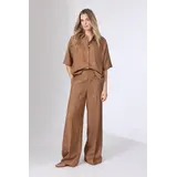 Corel Amsterdam Lior pants wide lyocell - Tabacco