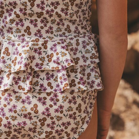 Salted Stories Sparkly Flower | Swimsuit | White Swan