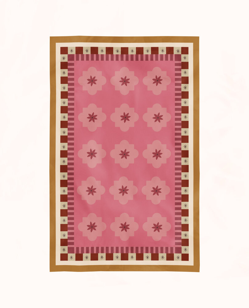 Casa Juna Tafelkleed Dusty Rose