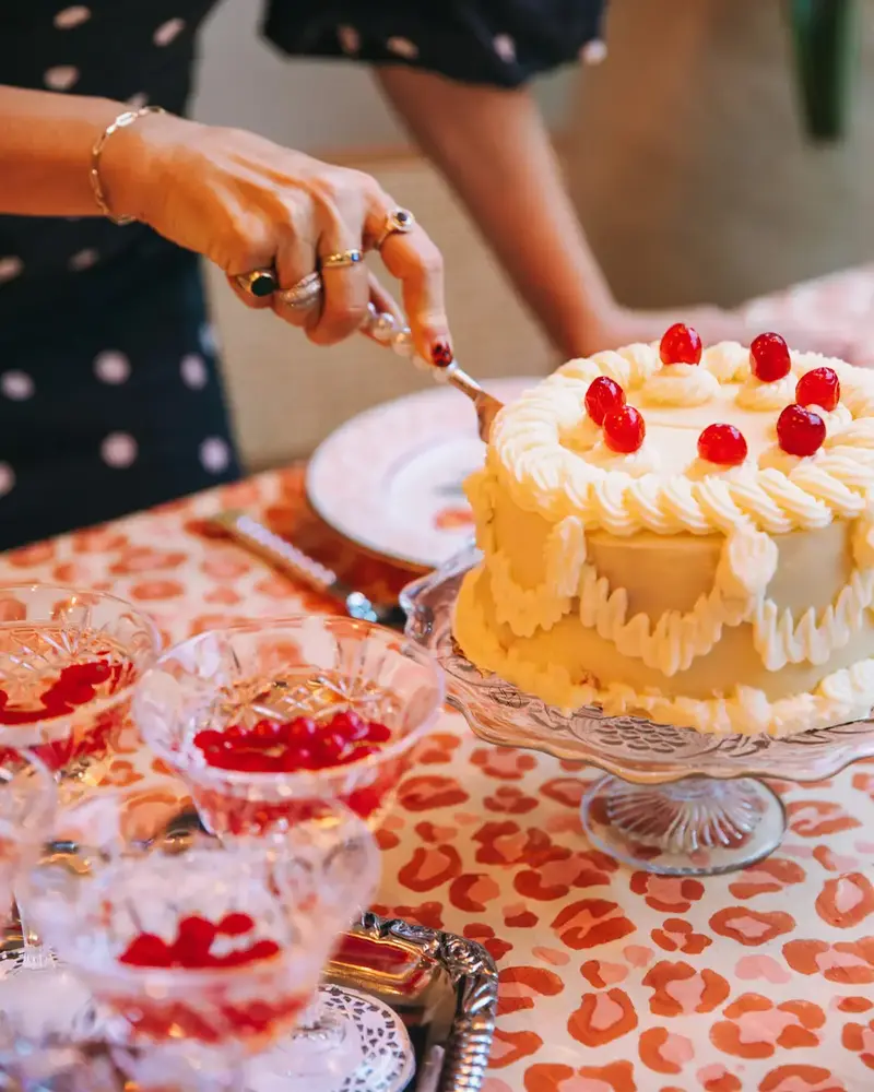 Casa Juna Tafelkleed Coral Leopard Casa Juna Tafelkleed Coral Leopard