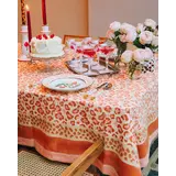 Casa Juna Tafelkleed Coral Leopard