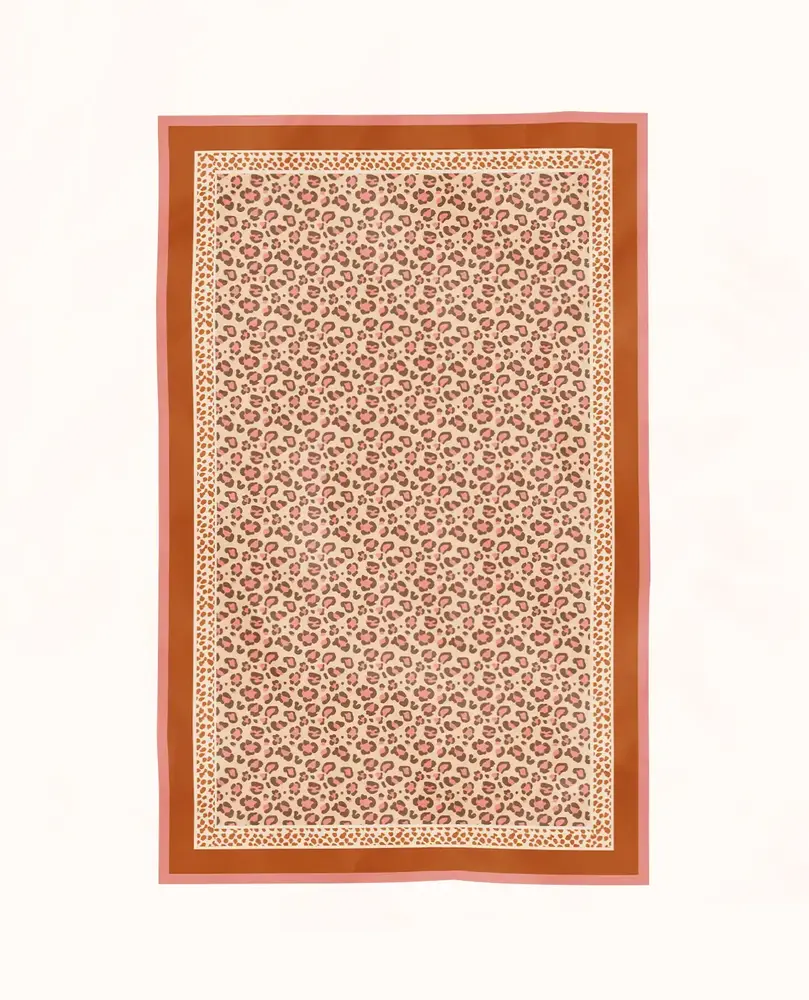 Casa Juna Tafelkleed Coral Leopard Casa Juna Tafelkleed Coral Leopard