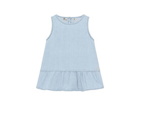 Daily7 Light Weight Denim Singlet - Light Denim Blue