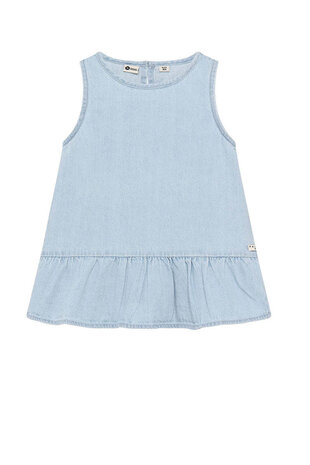 Daily7 Light Weight Denim Singlet - Light Denim Blue