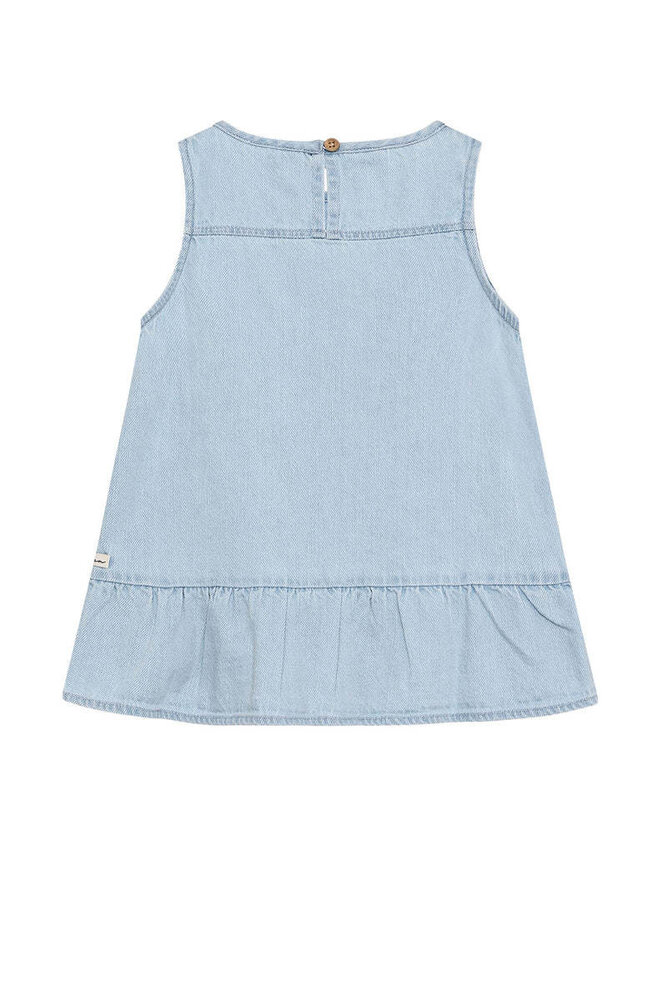 Daily7 Light Weight Denim Singlet - Light Denim Blue