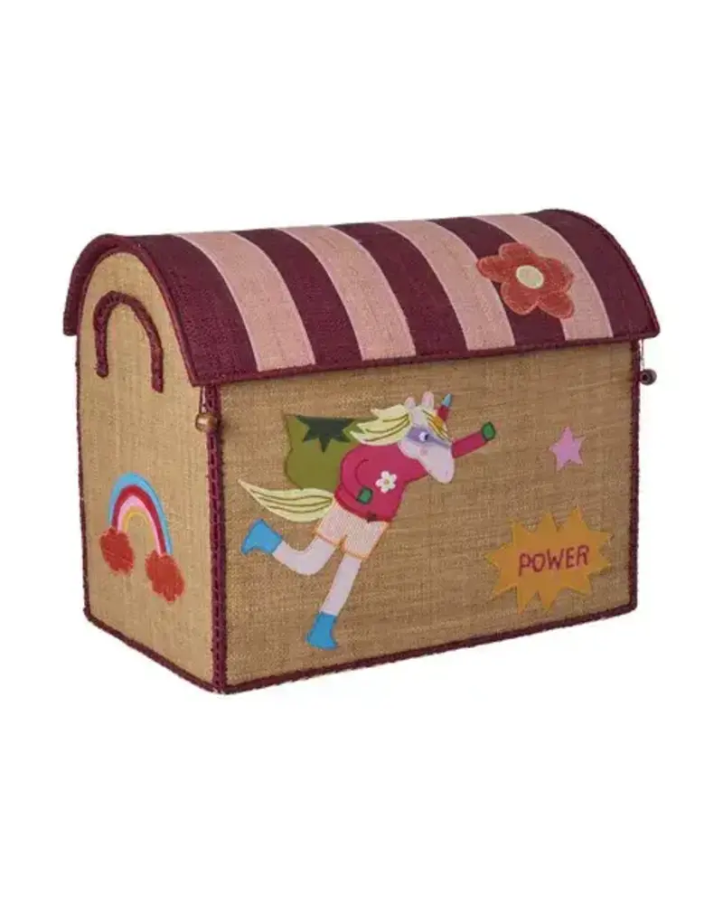 Rice Raffia Toy Baskets with HeroTheme