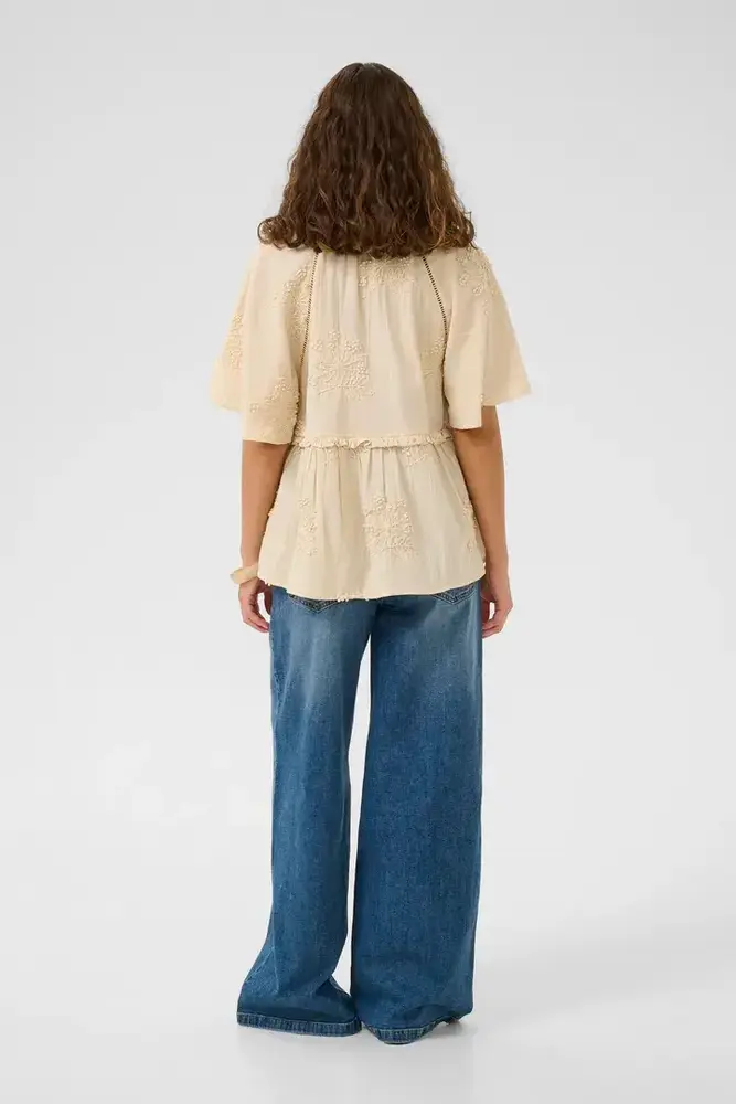 Culture Jalia Blouse - Oyster Gray