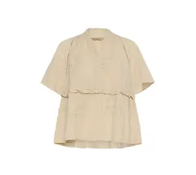 Culture Jalia Blouse - Oyster Gray