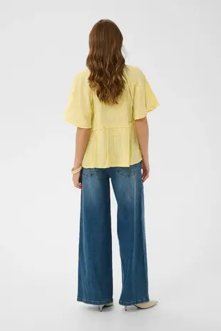 Culture Jalia Blouse - Lemon Meringue