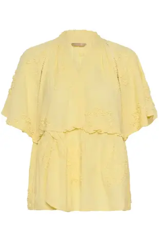 Culture Jalia Blouse - Lemon Meringue