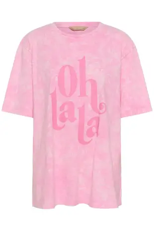 Culture Lala T-Shirt - Begonia Pink Wash