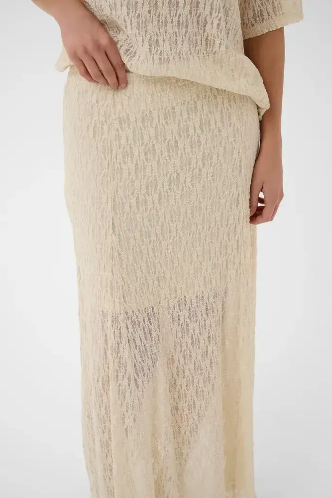 Culture Kine Lace Skirt - Whitecap