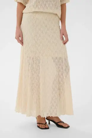 Culture Kine Lace Skirt - Whitecap