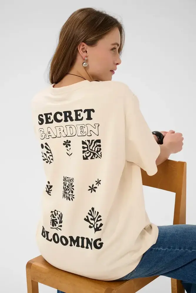 Culture Garden T-Shirt - Whitecap