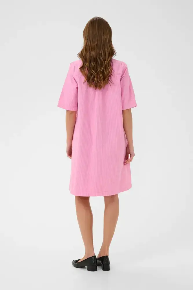 Culture Ayna SS Dress - Pink Stripe