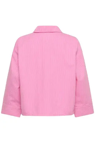 Culture Ayna Shirtjacket - Pink Stripe