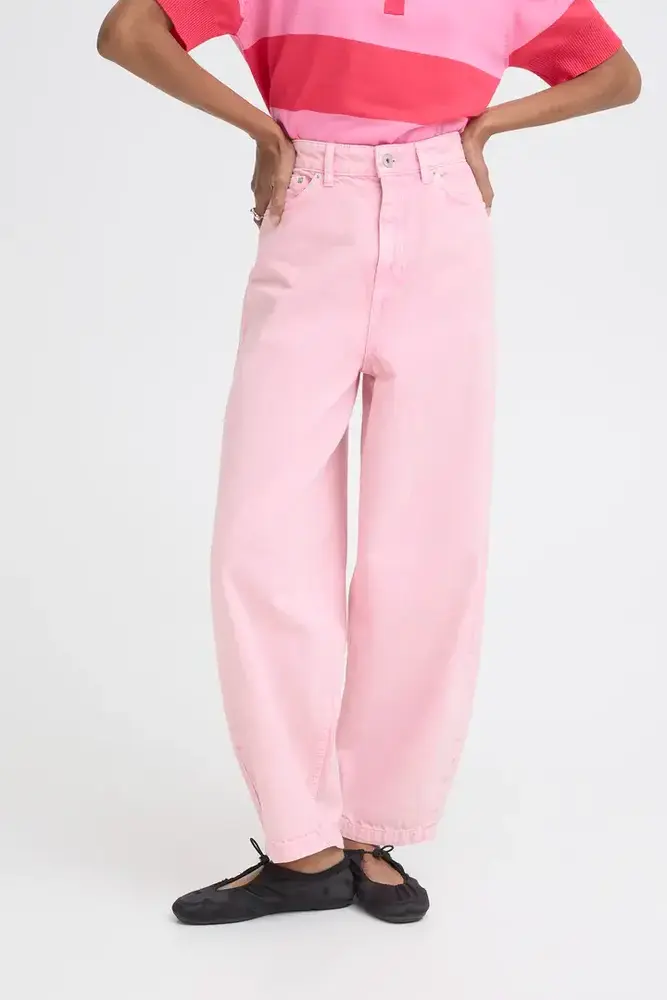 ICHI Avena Pants - Cameo Pink