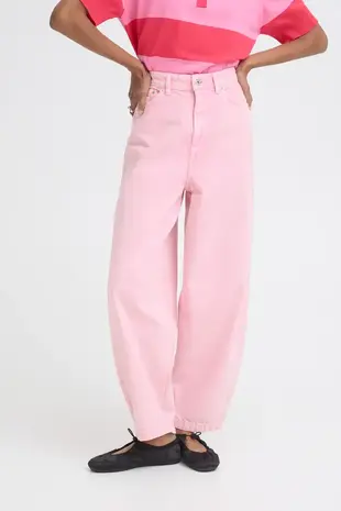 ICHI Avena Pants - Cameo Pink