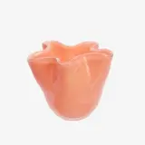 Madam Stoltz Glass Vase - Coral Pink