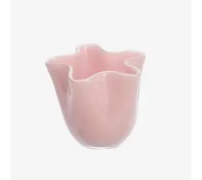 Madam Stoltz Glass Vase - Pink