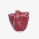 Madam Stoltz Glass Vase - Maroon