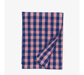 Madam Stoltz Checked kitchen towel - Lilac Madam Stoltz Checked kitchen towel - Lilac