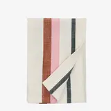 Madam Stoltz Striped kitchen towel - Pink/Rust