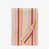 Madam Stoltz Striped kitchen towel - Pink/orange