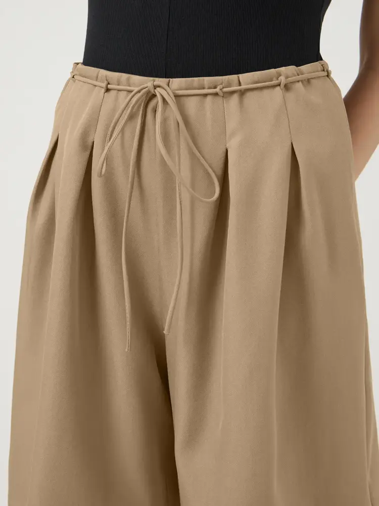 YAS Camia HW Shorts – Incense w. Safari