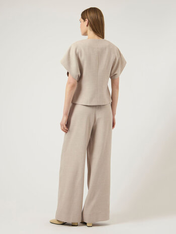 YAS Comira SS Blazer – Oatmeal