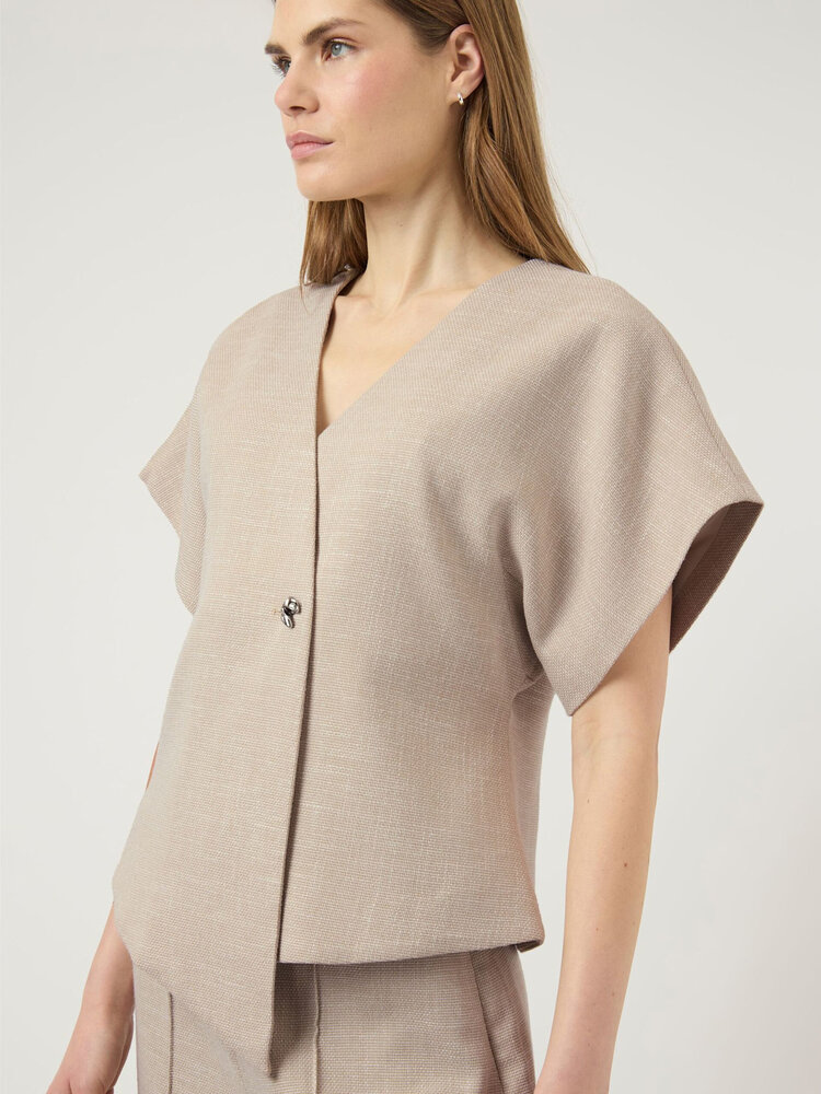 YAS Comira SS Blazer – Oatmeal