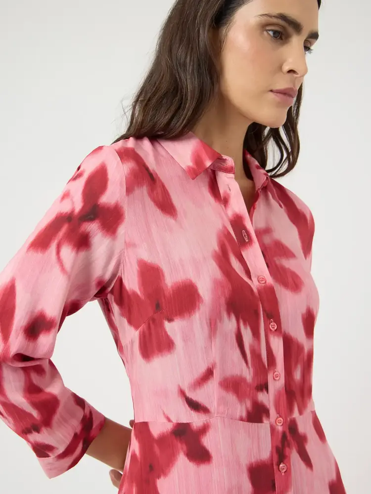 YAS Savanna Long Shirt Dress – Moonlite Mauve Cammy