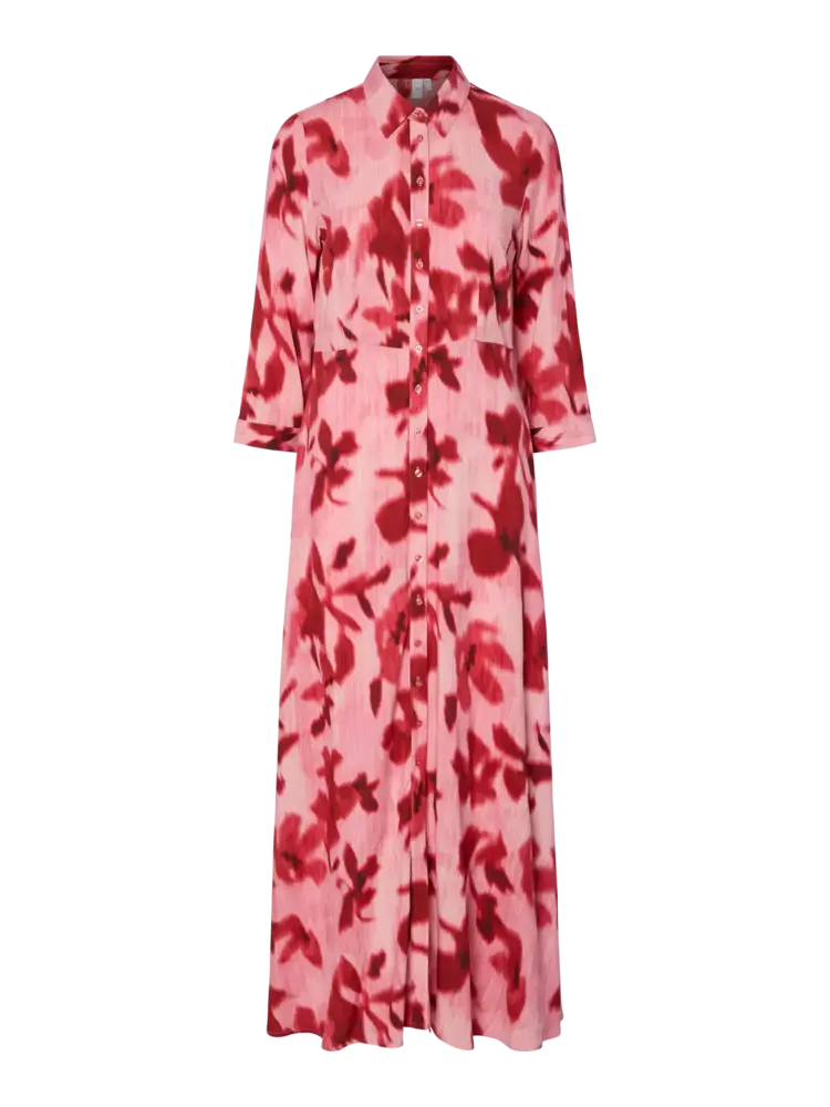YAS Savanna Long Shirt Dress – Moonlite Mauve Cammy