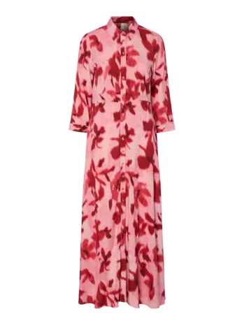 YAS Savanna Long Shirt Dress – Moonlite Mauve Cammy