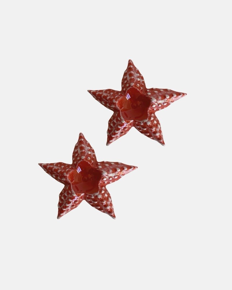 Studio Noticed Zeester eierdopjes - set van 2