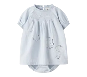 Lil' Atelier Faustine ss Loose Body Dress – Gray Dawn