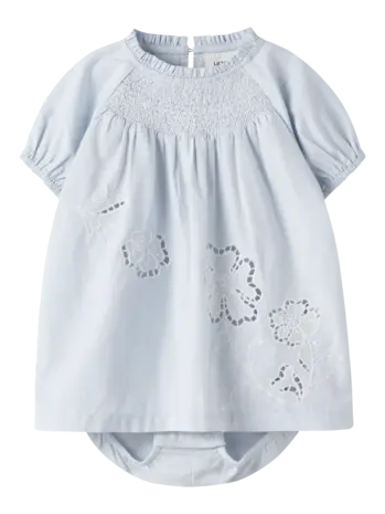 Lil' Atelier Faustine ss Loose Body Dress – Gray Dawn