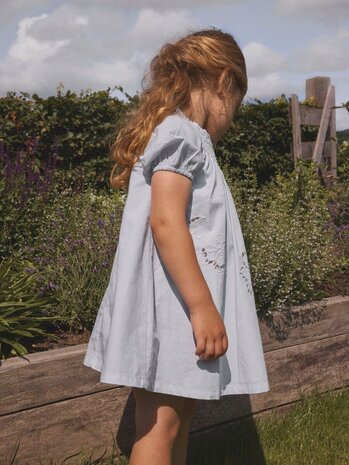 Lil' Atelier Faustine ss Loose Dress – Gray Dawn