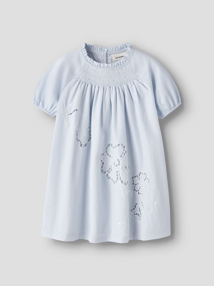 Lil' Atelier Faustine ss Loose Dress – Gray Dawn