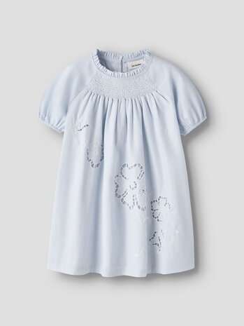 Lil' Atelier Faustine ss Loose Dress – Gray Dawn