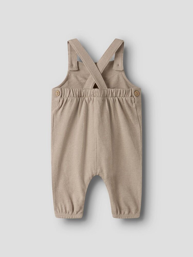 Lil' Atelier Dias Don Loose Overall – Oxford Tan